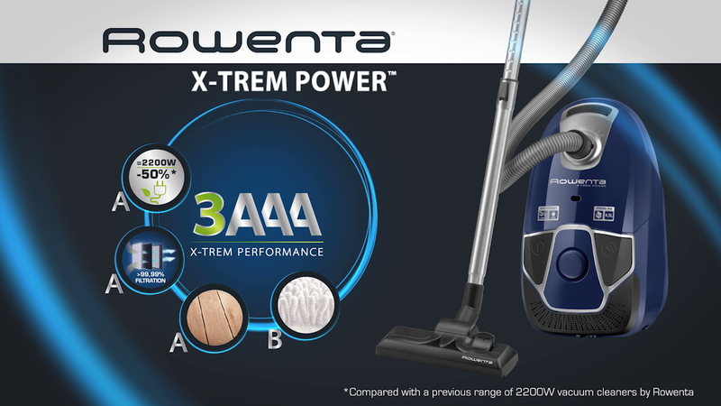 X-TREM POWER 2200W XL CAPACITY - 10 sacs aspirateur ROWENTA